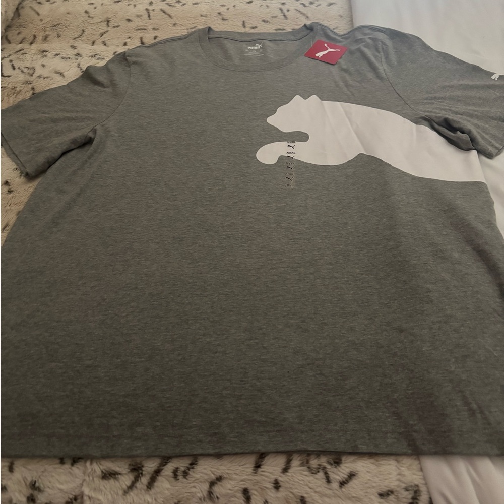 Puma Gray Short Sleeve Tee